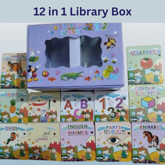 Little Learning Library Montessori Book For Kids 12 In 1