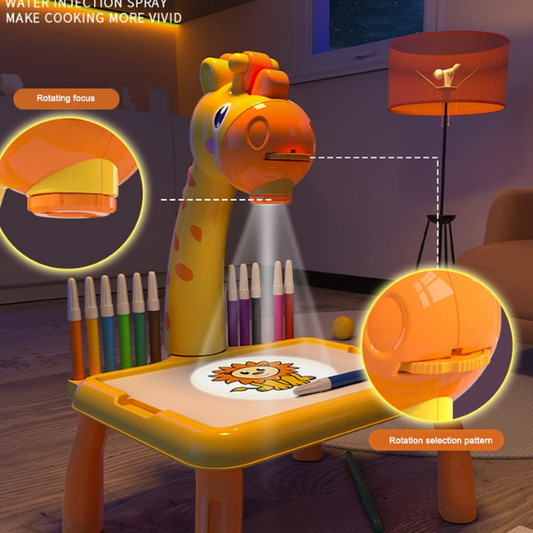 LED Drawing Projector Table For Kids