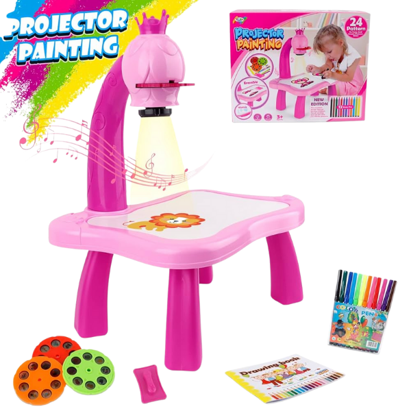 LED Drawing Projector Table For Kids