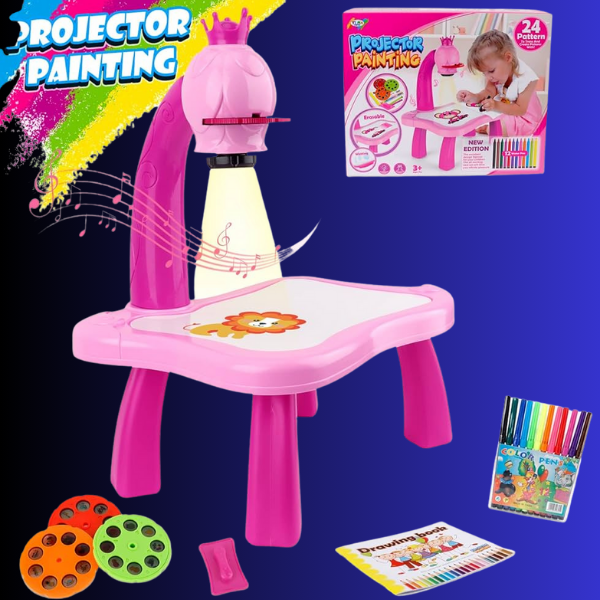 LED Drawing Projector Table For Kids